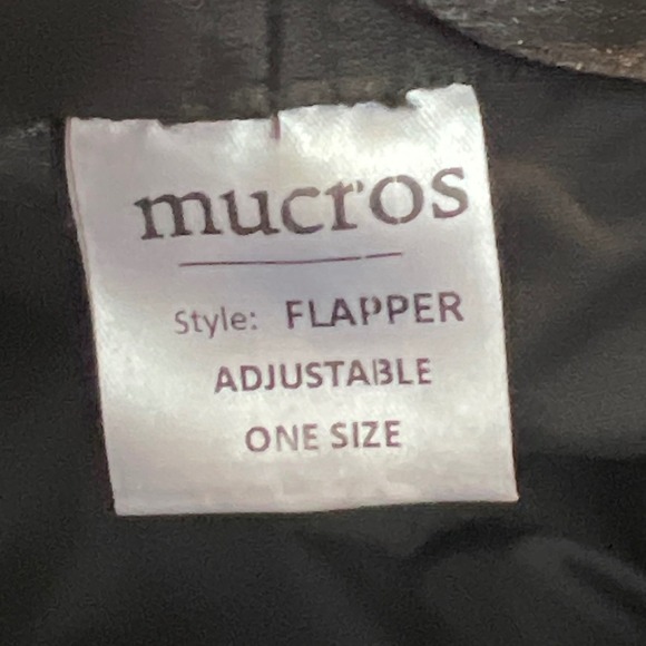 Mucros Weavers Flapper Hat Women One Size Black Wool Felt Made in Ireland Buckle - Picture 7 of 8